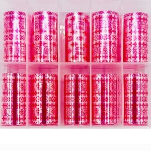 Hello Kitty Luxury Designer Nail Art Transfer Foil (10 Rolls/Pcs)